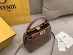 Fendi Peekaboo XS 黑色納帕皮革星飾釘包 LV官方網,LV官網,LV官網包包,LV官網台灣,LV官網長夾,LV官網皮夾,LV包包