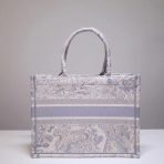 Dior 小號 Dioraura Book 灰色 Toile De Jouy 帆布托特包 LV官方網,LV官網,LV官網包包,LV官網台灣,LV官網長夾,LV官網皮夾,LV包包