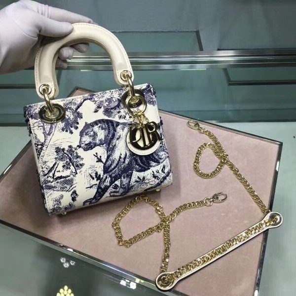 Toile De Jouy 印花 Dior 迷你 Lady Dior 包 LV官方網,LV官網,LV官網包包,LV官網台灣,LV官網長夾,LV官網皮夾,LV包包