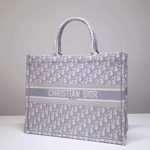 Dior 灰色斜紋刺繡帆布 Book 托特包 LV官方網,LV官網,LV官網包包,LV官網台灣,LV官網長夾,LV官網皮夾,LV包包