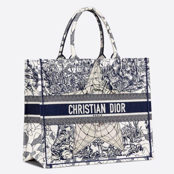 Dior Book 手提包藍色環球刺繡帆布 LV官方網,LV官網,LV官網包包,LV官網台灣,LV官網長夾,LV官網皮夾,LV包包