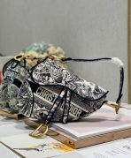 Dior 藍色 Toile de Jouy 刺繡馬鞍包 LV官方網,LV官網,LV官網包包,LV官網台灣,LV官網長夾,LV官網皮夾,LV包包