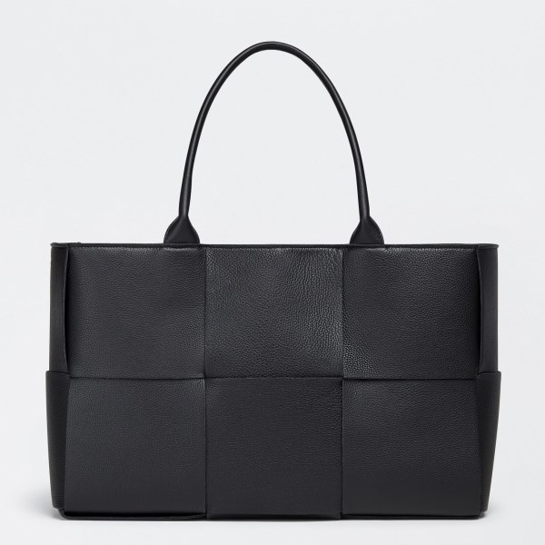 Bottega Veneta Arco 黑色 Intrecciato 皮革中型托特包 LV官方網,LV官網,LV官網包包,LV官網台灣,LV官網長夾,LV官網皮夾,LV包包