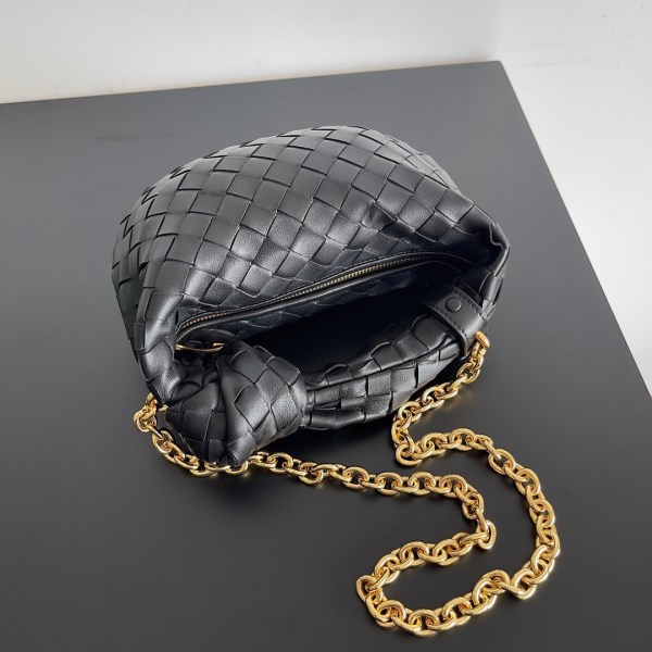 Bottega Veneta 黑色 Intrecciato 小羊皮迷你 Jodie 鏈條包 LV官方網,LV官網,LV官網包包,LV官網台灣,LV官網長夾,LV官網皮夾,LV包包