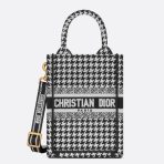 Dior 微型千鳥格刺繡迷你 Book Tote 手機包 LV官方網,LV官網,LV官網包包,LV官網台灣,LV官網長夾,LV官網皮夾,LV包包