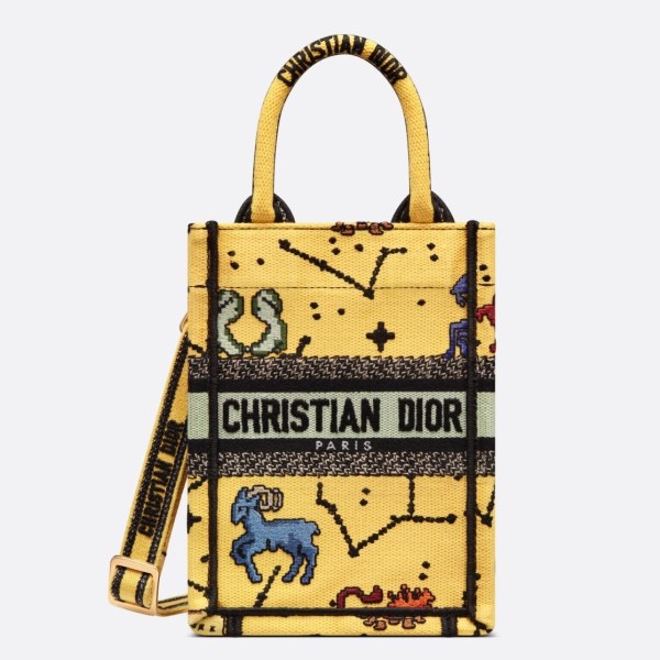 Dior 迷你 Book Tote 藍色 Toile de Jouy 反面刺繡手機包 LV官方網,LV官網,LV官網包包,LV官網台灣,LV官網長夾,LV官網皮夾,LV包包