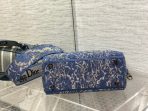 Dior 中號 Lady D-Lite 藍色 Brocart 牛仔效果刺繡包袋 LV官方網,LV官網,LV官網包包,LV官網台灣,LV官網長夾,LV官網皮夾,LV包包