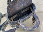 Dior 中號 Lady D-Lite 藍色 Brocart 牛仔效果刺繡包袋 LV官方網,LV官網,LV官網包包,LV官網台灣,LV官網長夾,LV官網皮夾,LV包包