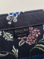 Dior 大黑色 Dior Petites Fleurs 刺繡書本托特包 LV官方網,LV官網,LV官網包包,LV官網台灣,LV官網長夾,LV官網皮夾,LV包包