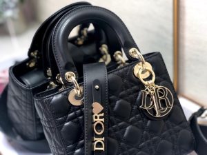 Dior 小號 Lady Dior My ABCDior 黑色藤格紋小羊皮包 LV官方網,LV官網,LV官網包包,LV官網台灣,LV官網長夾,LV官網皮夾,LV包包