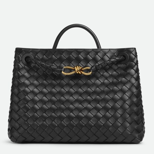 Bottega Veneta 中號 Andiamo 黑色 Intrecciato 小羊皮包 LV官方網,LV官網,LV官網包包,LV官網台灣,LV官網長夾,LV官網皮夾,LV包包