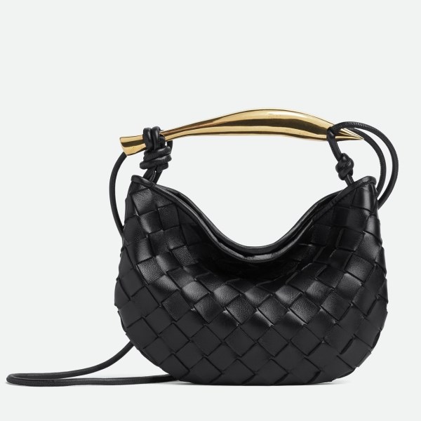 Bottega Veneta 黑色 Intrecciato 小羊皮沙丁魚迷你包 LV官方網,LV官網,LV官網包包,LV官網台灣,LV官網長夾,LV官網皮夾,LV包包