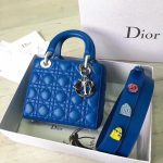 Dior My Lady Dior 藍色小羊皮包 LV官方網,LV官網,LV官網包包,LV官網台灣,LV官網長夾,LV官網皮夾,LV包包