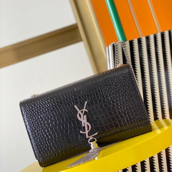 【原廠皮】YSL 24CM Kate鱷魚紋 LV官方網,LV官網,LV官網包包,LV官網台灣,LV官網長夾,LV官網皮夾,LV包包