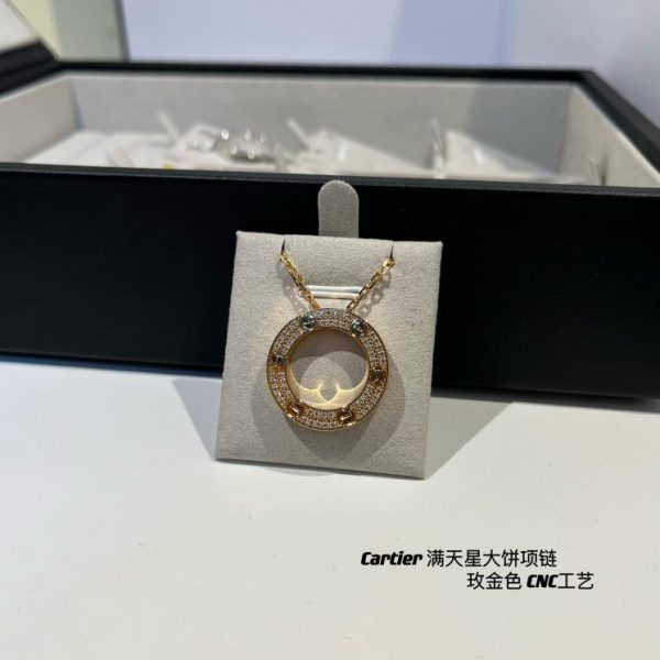 Cartier Love系列滿天星大餅項鍊 LV官方網,LV官網,LV官網包包,LV官網台灣,LV官網長夾,LV官網皮夾,LV包包