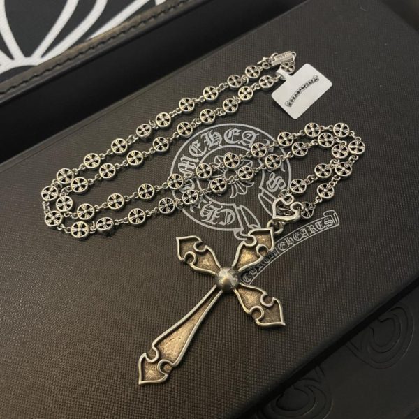 Chrome Hearts 復古十字花項鍊 LV官方網,LV官網,LV官網包包,LV官網台灣,LV官網長夾,LV官網皮夾,LV包包