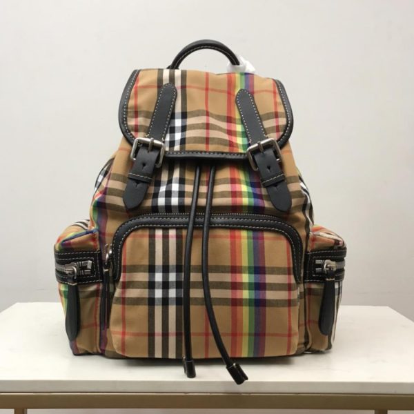 【Burberry頂級原單】Vintage格紋軍旅背包 LV官方網,LV官網,LV官網包包,LV官網台灣,LV官網長夾,LV官網皮夾,LV包包