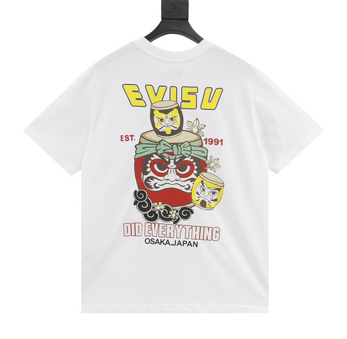 Evisu 24ss 福神大鼓達摩1991圖案logo短袖(5FF9) LV官方網,LV官網,LV官網包包,LV官網台灣,LV官網長夾,LV官網皮夾,LV包包