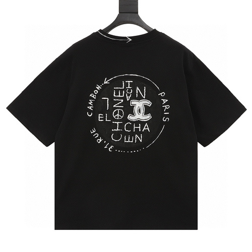 CHANEL手繪塗鴉字母短袖T-shirt(1435) LV官方網,LV官網,LV官網包包,LV官網台灣,LV官網長夾,LV官網皮夾,LV包包