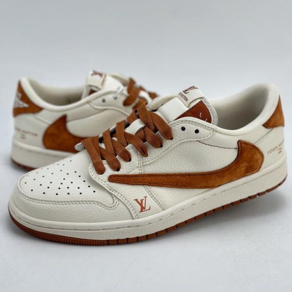 Travis Scott x Nike Air Jordan 1 Low x Louis VuittonAir Jordan 1 Low 反轉翻毛紅棕倒鉤 LV官方網,LV官網,LV官網包包,LV官網台灣,LV官網長夾,LV官網皮夾,LV包包